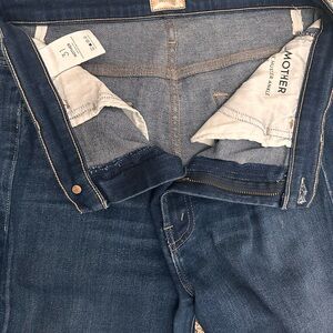 MOTHER The Hustler Ankle Fray Jeans